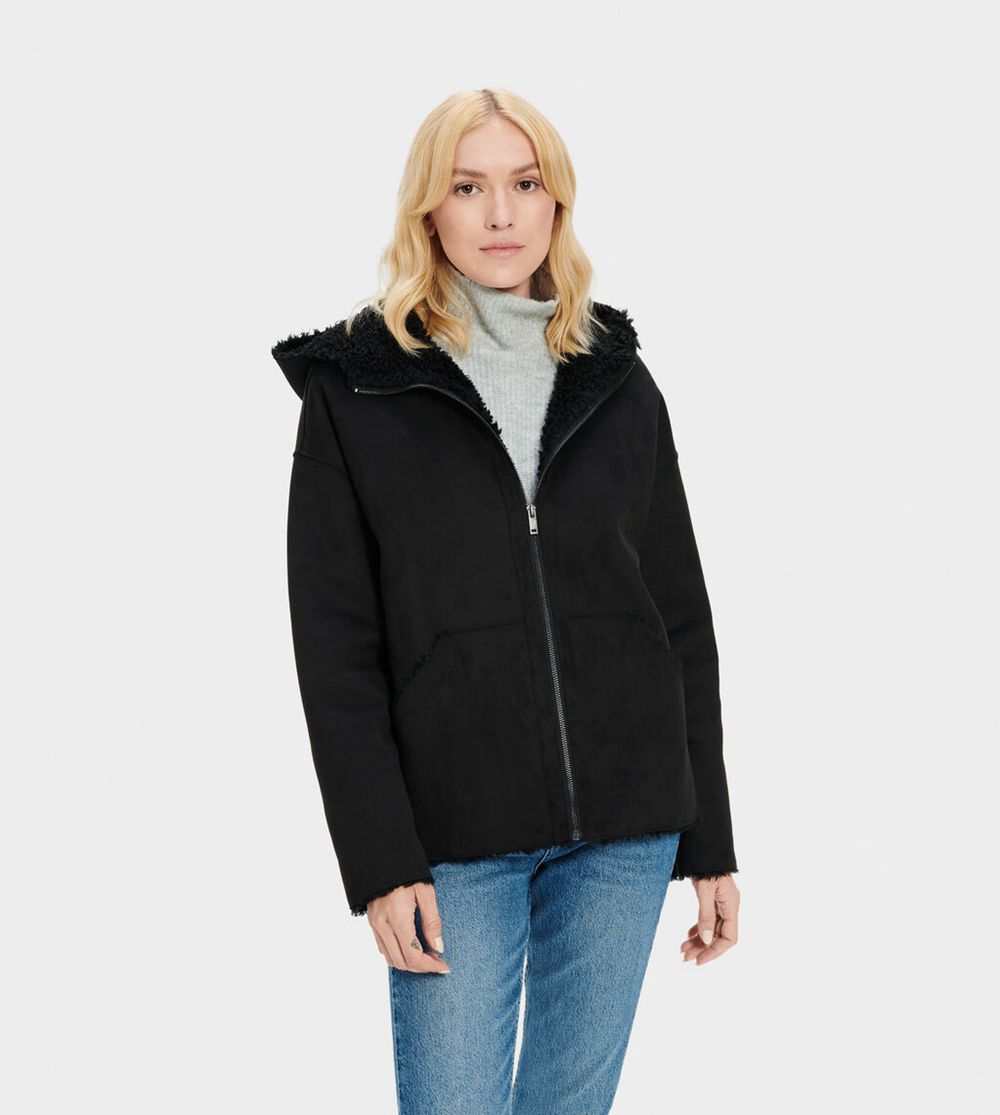 Ugg Hoodie Canada - Ugg Women's Jody Faux Shearling Black